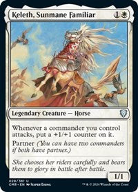 Keleth, Sunmane Familiar [Commander Legends] | Exor Games Truro