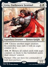 Livio, Oathsworn Sentinel [Commander Legends] | Exor Games Truro