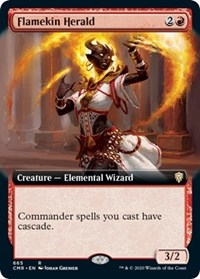 Flamekin Herald (Extended Art) [Commander Legends] | Exor Games Truro