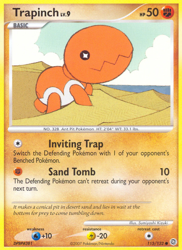 Trapinch (115/132) [Diamond & Pearl: Secret Wonders] | Exor Games Truro