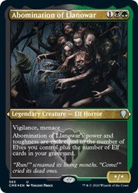 Abomination of Llanowar (Foil Etched) [Commander Legends] | Exor Games Truro