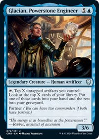 Glacian, Powerstone Engineer [Commander Legends] | Exor Games Truro