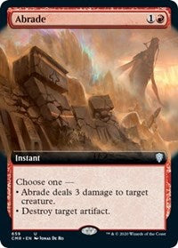 Abrade (Extended Art) [Commander Legends] | Exor Games Truro