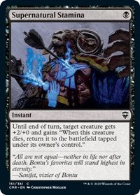Supernatural Stamina [Commander Legends] | Exor Games Truro