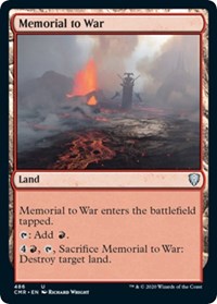 Memorial to War [Commander Legends] | Exor Games Truro