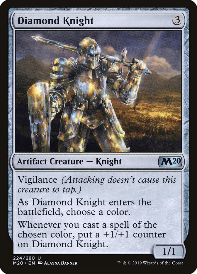 Diamond Knight [Core Set 2020] | Exor Games Truro