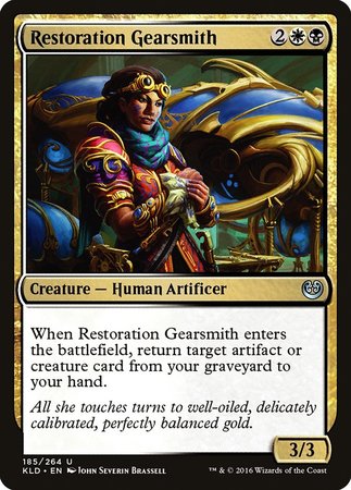 Restoration Gearsmith [Kaladesh] | Exor Games Truro