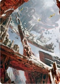 Mountain 3 Art Card [Zendikar Rising Art Series] | Exor Games Truro