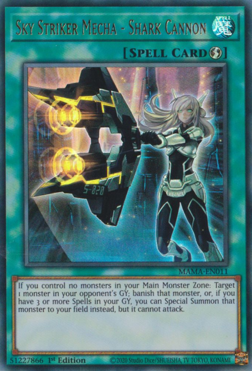 Sky Striker Mecha - Shark Cannon [MAMA-EN011] Ultra Rare | Exor Games Truro