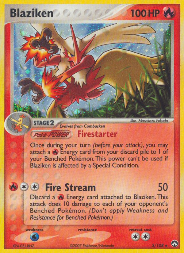 Blaziken (5/108) [EX: Power Keepers] | Exor Games Truro