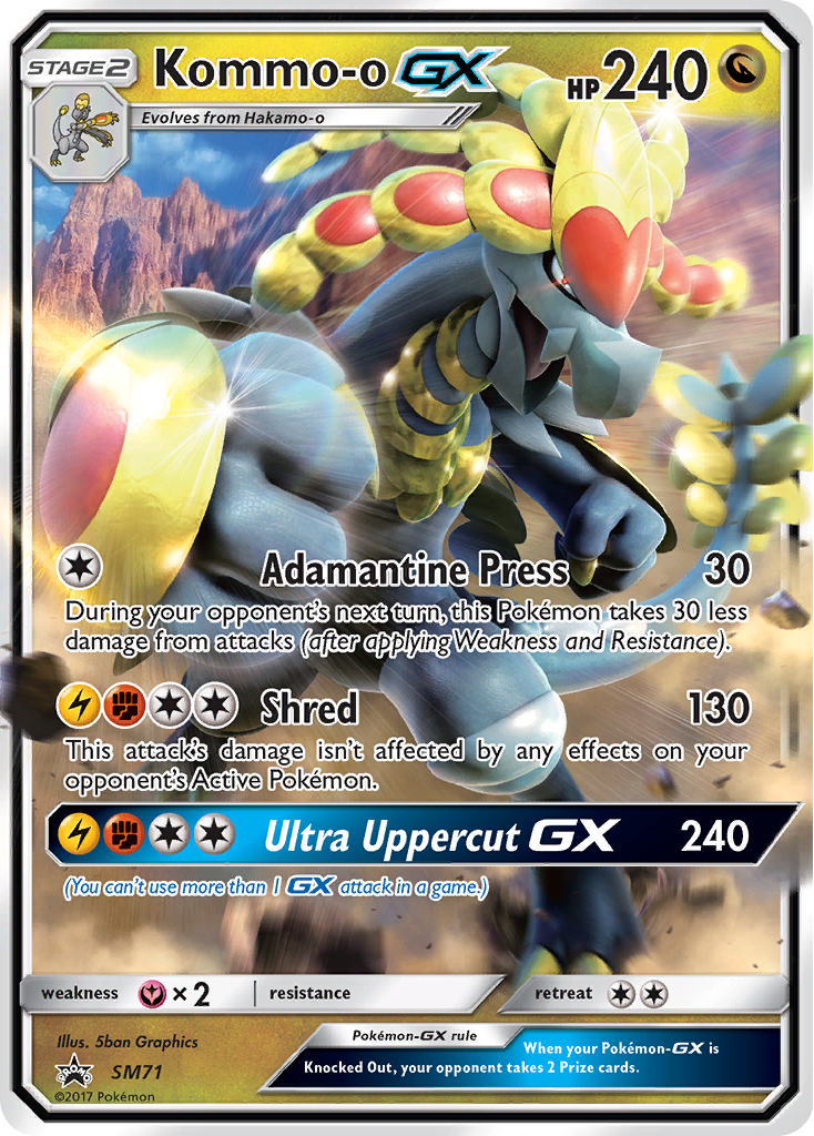 Kommo-o GX (SM71) [Sun & Moon: Black Star Promos] | Exor Games Truro