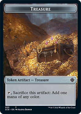 Treasure // Treasure Double-Sided Token [Starter Commander Decks] | Exor Games Truro