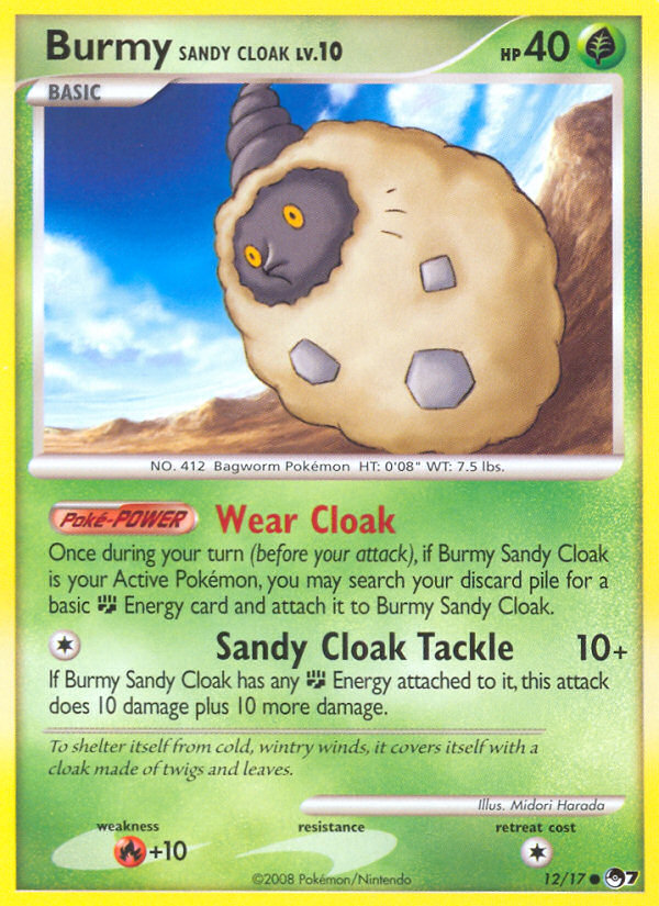 Burmy Sandy Cloak (12/17) [POP Series 7] | Exor Games Truro