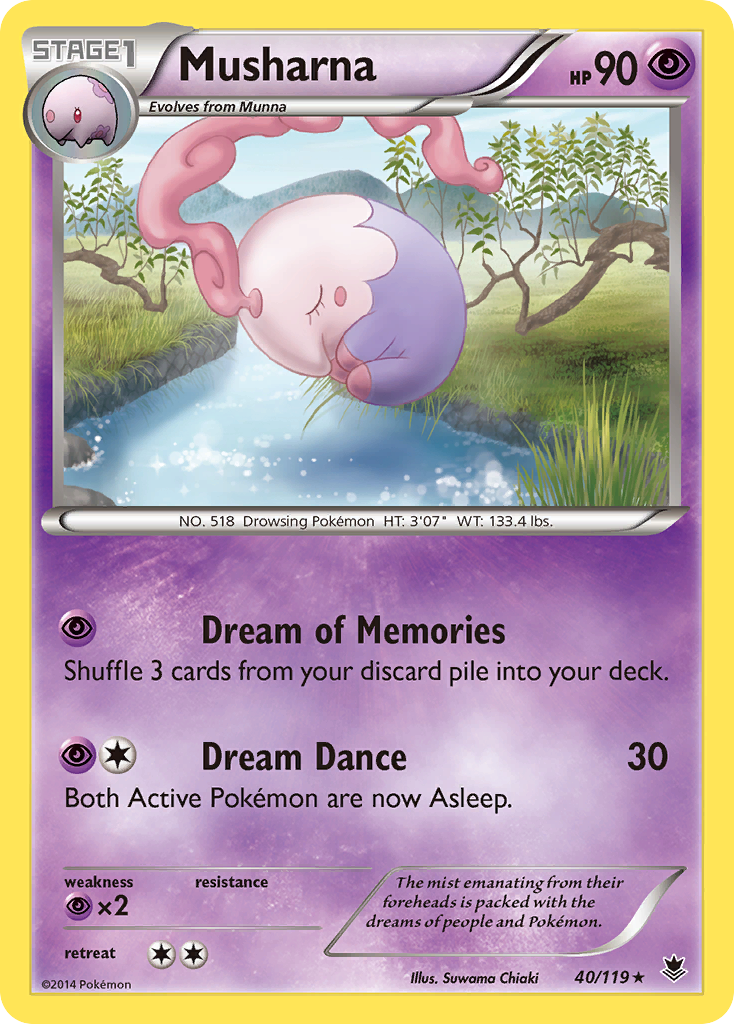 Musharna (40/119) [XY: Phantom Forces] | Exor Games Truro