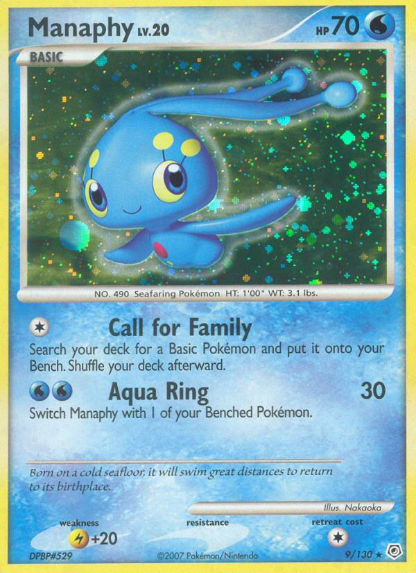 Manaphy (9/130) [Diamond & Pearl: Base Set] | Exor Games Truro