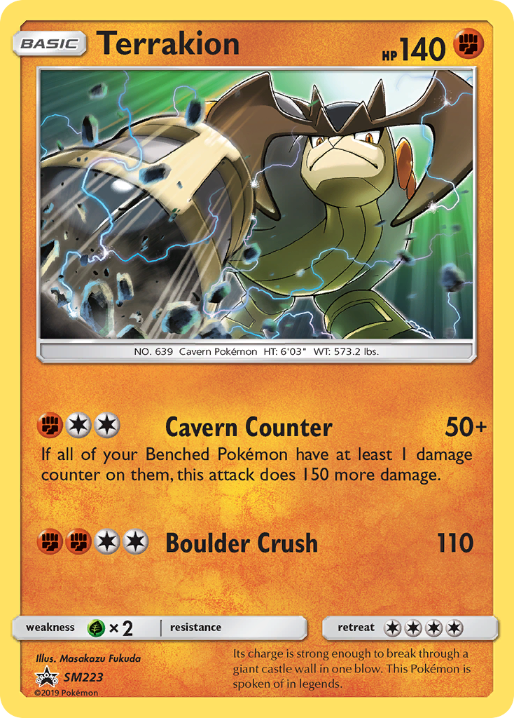 Terrakion (SM223) [Sun & Moon: Black Star Promos] | Exor Games Truro