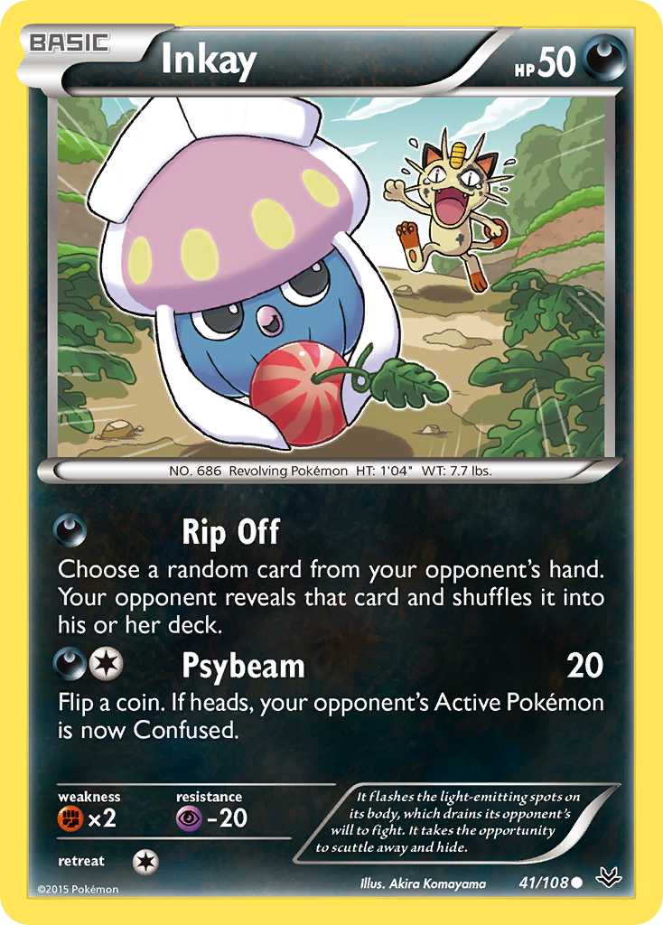 Inkay (41/108) [XY: Roaring Skies] | Exor Games Truro