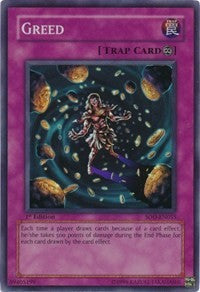 Greed [SOD-EN055] Super Rare | Exor Games Truro