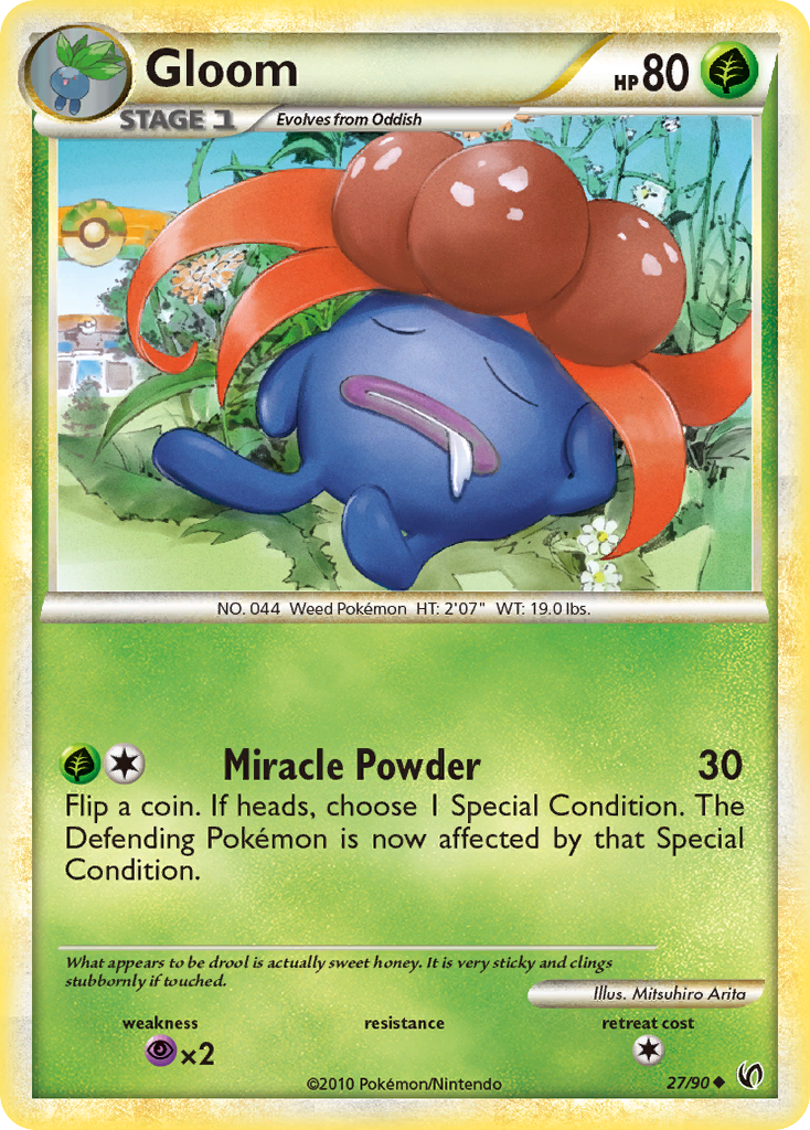 Gloom (27/90) [HeartGold & SoulSilver: Undaunted] | Exor Games Truro