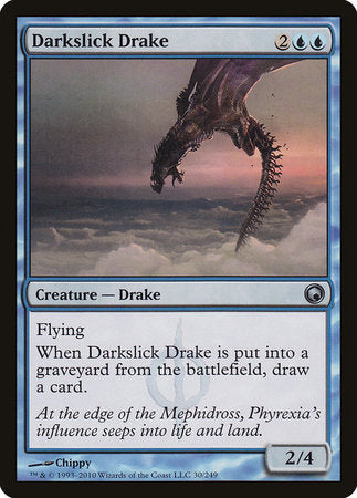 Darkslick Drake [Scars of Mirrodin] | Exor Games Truro