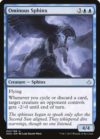 Ominous Sphinx [Hour of Devastation] | Exor Games Truro