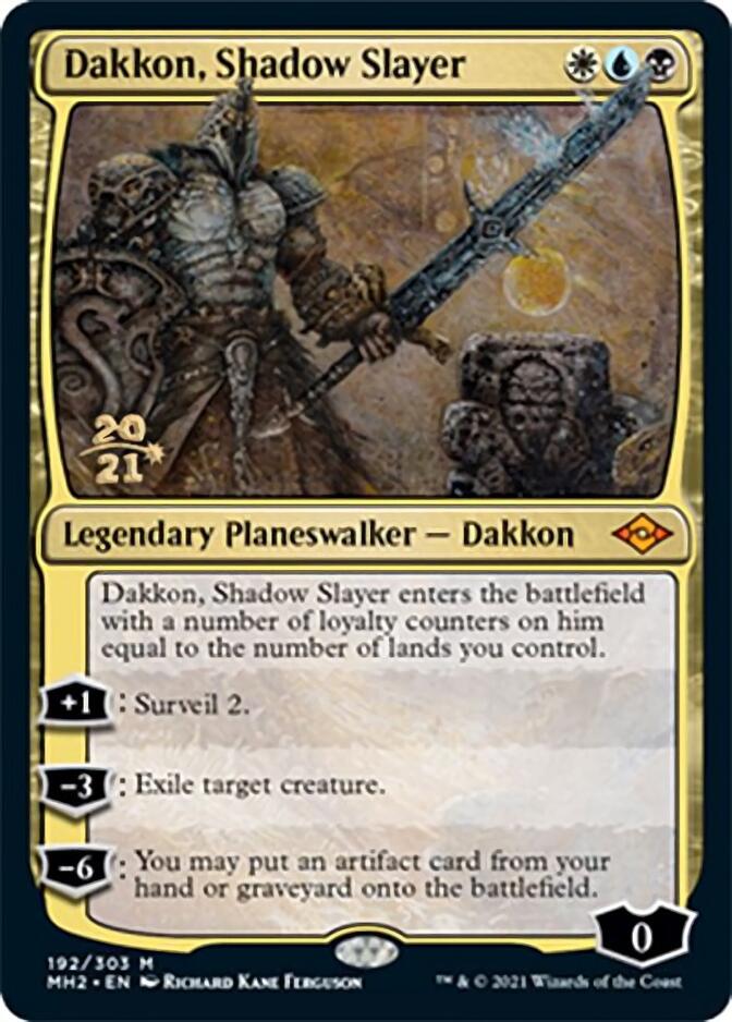 Dakkon, Shadow Slayer [Modern Horizons 2 Prerelease Promos] | Exor Games Truro