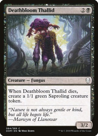 Deathbloom Thallid [Dominaria] | Exor Games Truro