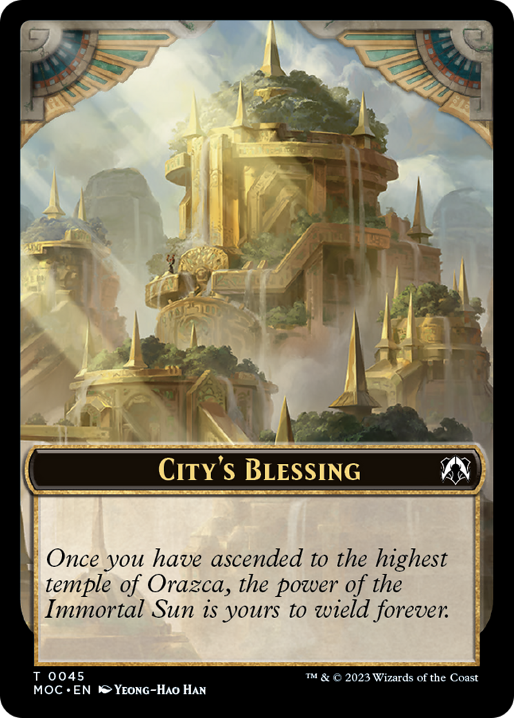 Butterfly // City's Blessing Double-Sided Token [March of the Machine Commander Tokens] | Exor Games Truro