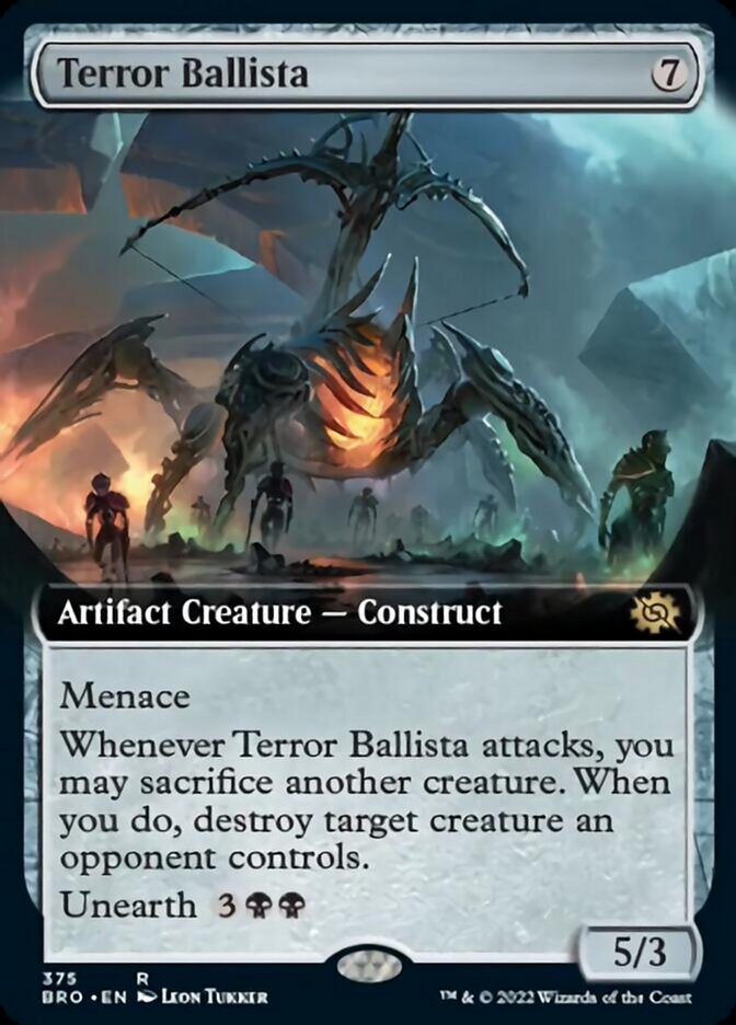 Terror Ballista (Extended Art) [The Brothers' War] | Exor Games Truro