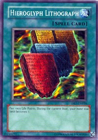 Hieroglyph Lithograph [DR1-EN034] Common | Exor Games Truro