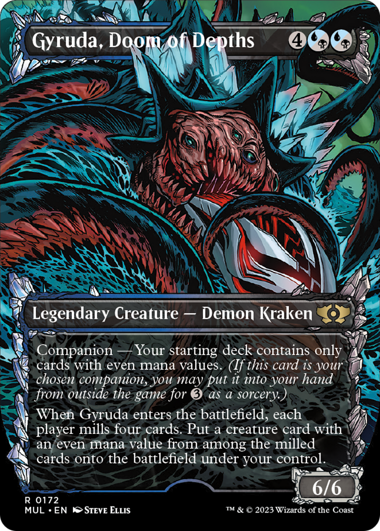 Gyruda, Doom of Depths (Halo Foil) [Multiverse Legends] | Exor Games Truro