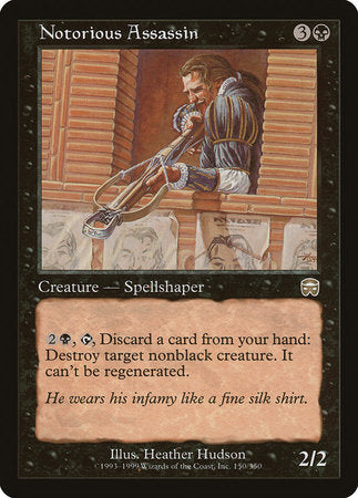 Notorious Assassin [Mercadian Masques] | Exor Games Truro