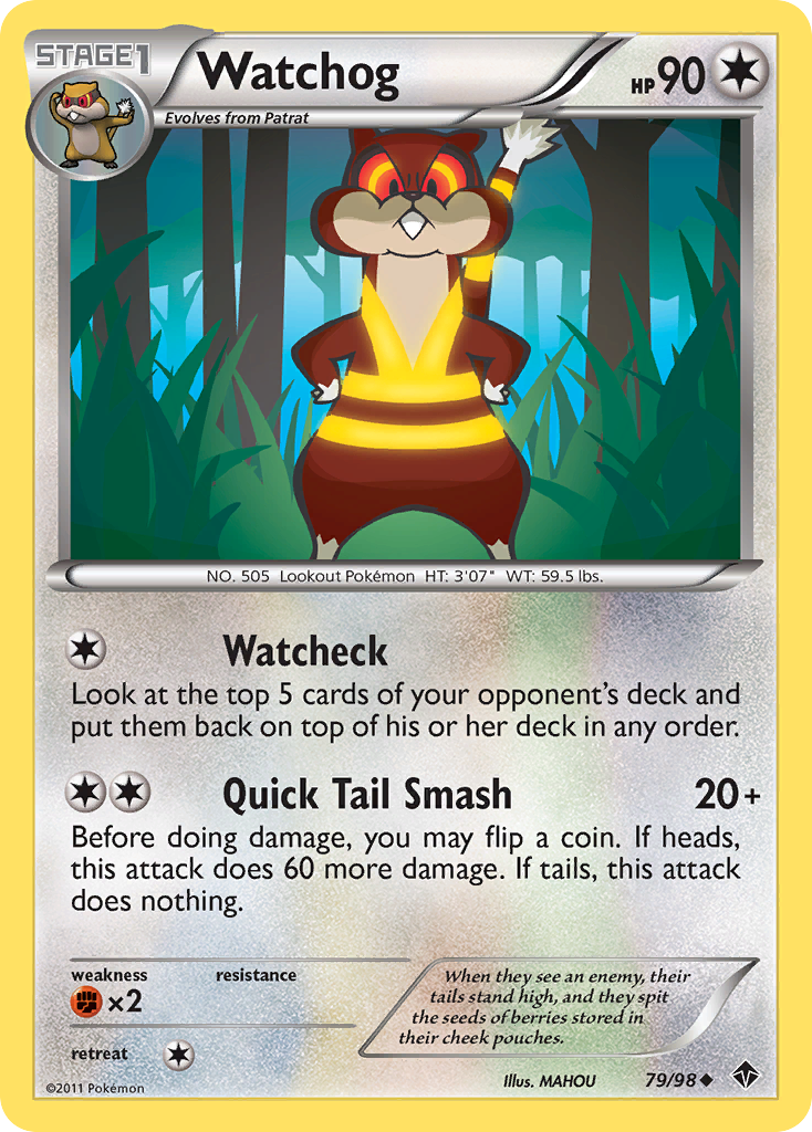 Watchog (79/98) [Black & White: Emerging Powers] | Exor Games Truro