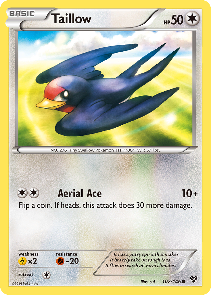 Taillow (102/146) [XY: Base Set] | Exor Games Truro