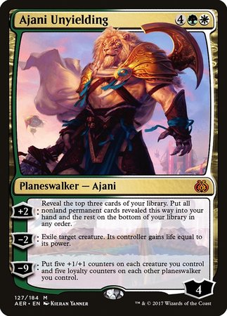 Ajani Unyielding [Aether Revolt] | Exor Games Truro