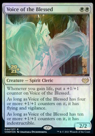 Voice of the Blessed [Innistrad: Crimson Vow Prerelease Promos] | Exor Games Truro