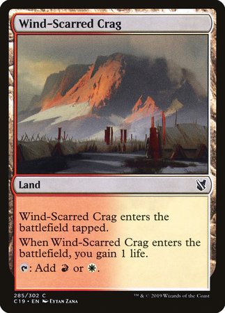 Wind-Scarred Crag [Commander 2019] | Exor Games Truro