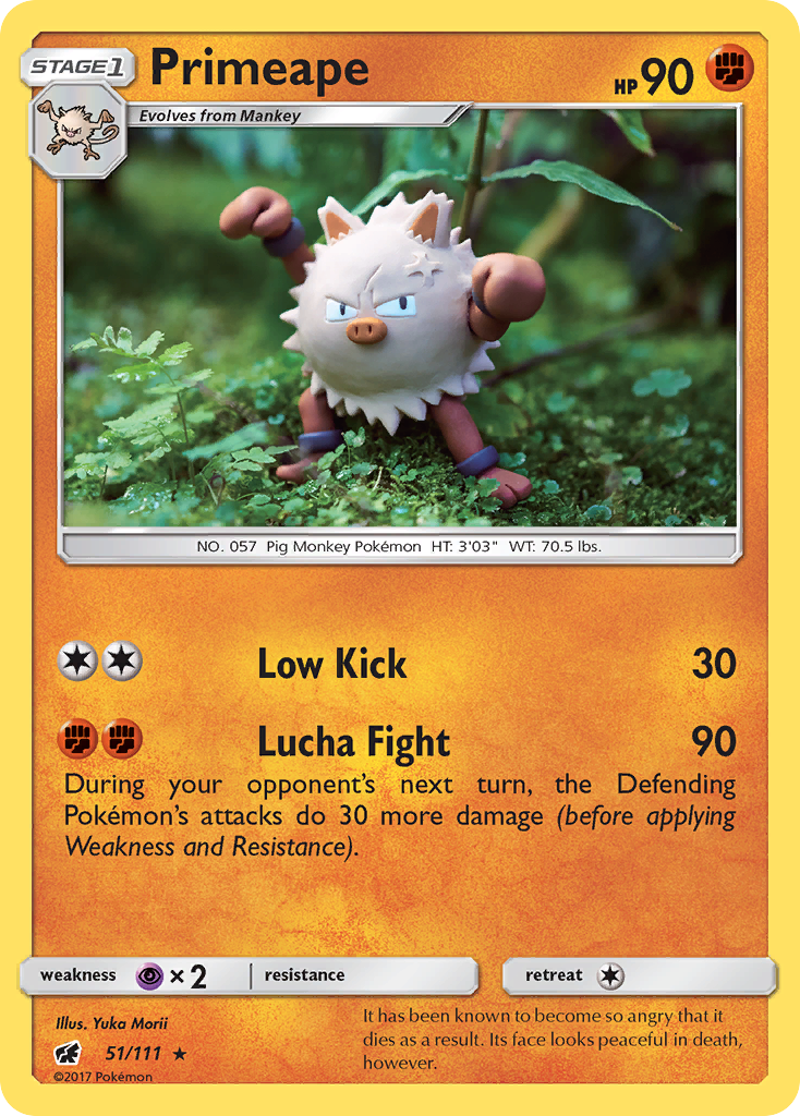 Primeape (51/111) [Sun & Moon: Crimson Invasion] | Exor Games Truro