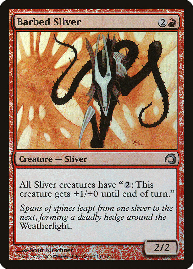 Barbed Sliver [Premium Deck Series: Slivers] | Exor Games Truro