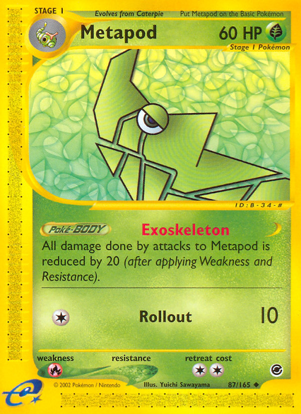 Metapod (87/165) [Expedition: Base Set] | Exor Games Truro