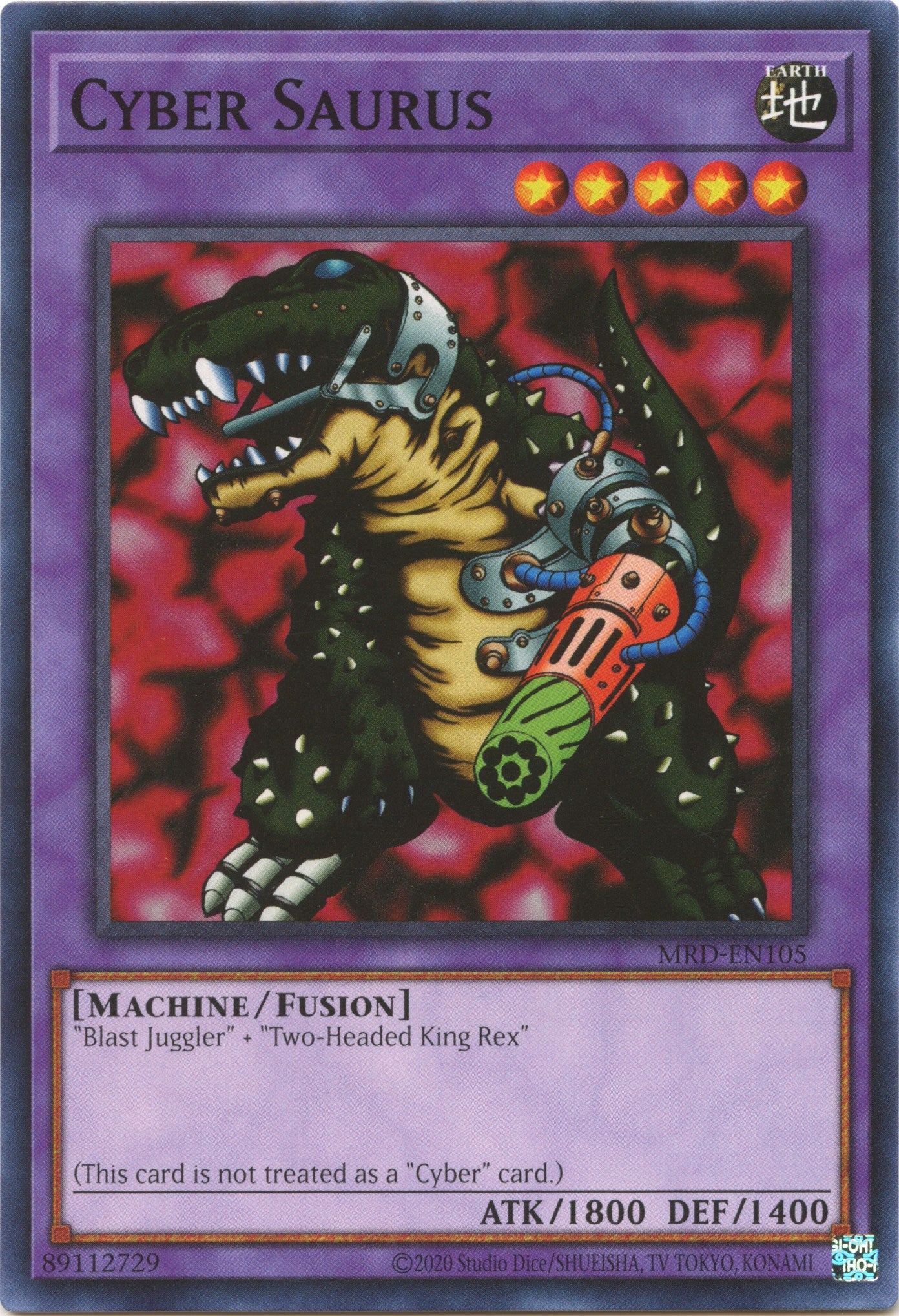 Cyber Saurus (25th Anniversary) [MRD-EN105] Common | Exor Games Truro