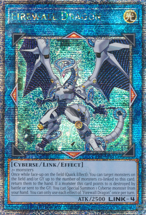 Firewall Dragon [TN23-EN008] Quarter Century Secret Rare | Exor Games Truro