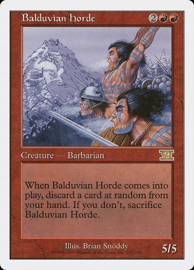 Balduvian Horde [Classic Sixth Edition] | Exor Games Truro