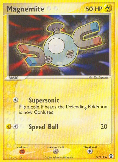 Magnemite (68/112) [EX: FireRed & LeafGreen] | Exor Games Truro