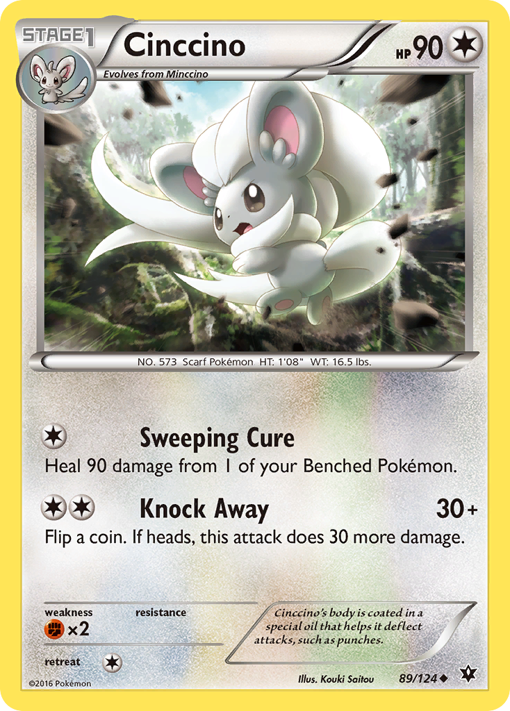 Cinccino (89/124) [XY: Fates Collide] | Exor Games Truro