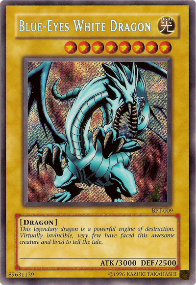 Blue-Eyes White Dragon [BPT-009] Secret Rare | Exor Games Truro