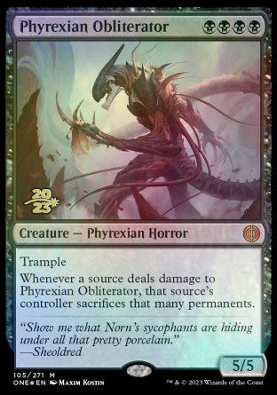 Phyrexian Obliterator [Phyrexia: All Will Be One Prerelease Promos] | Exor Games Truro