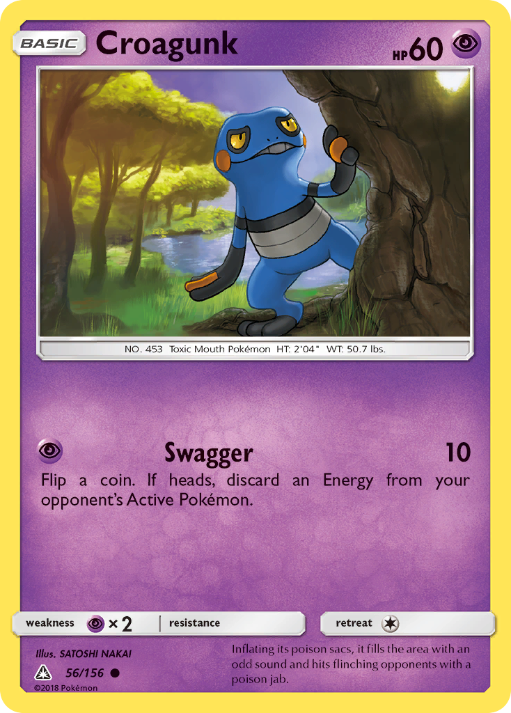 Croagunk (56/156) [Sun & Moon: Ultra Prism] | Exor Games Truro