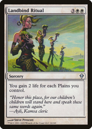 Landbind Ritual [Zendikar] | Exor Games Truro
