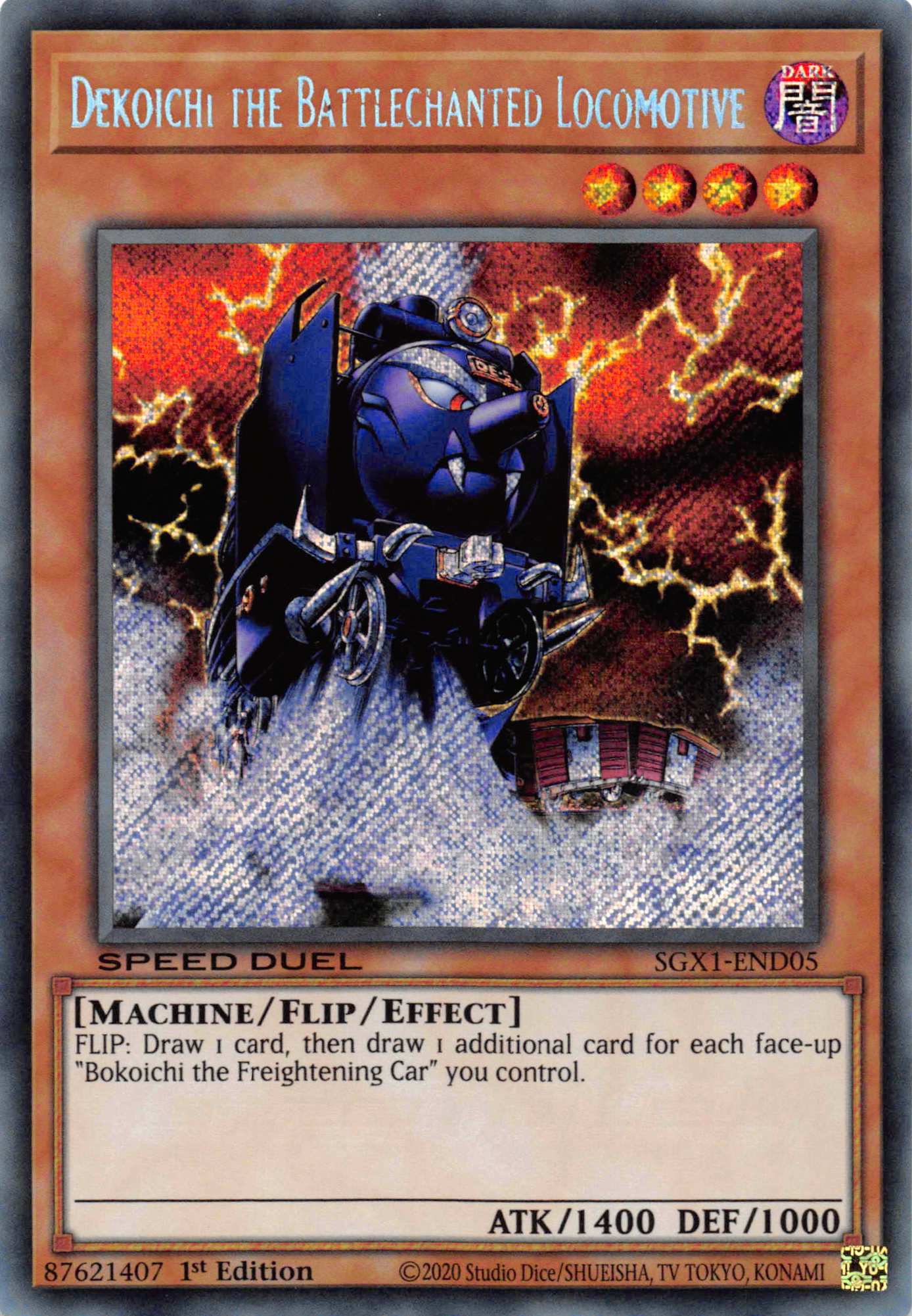 Dekoichi the Battlechanted Locomotive [SGX1-END05] Secret Rare | Exor Games Truro